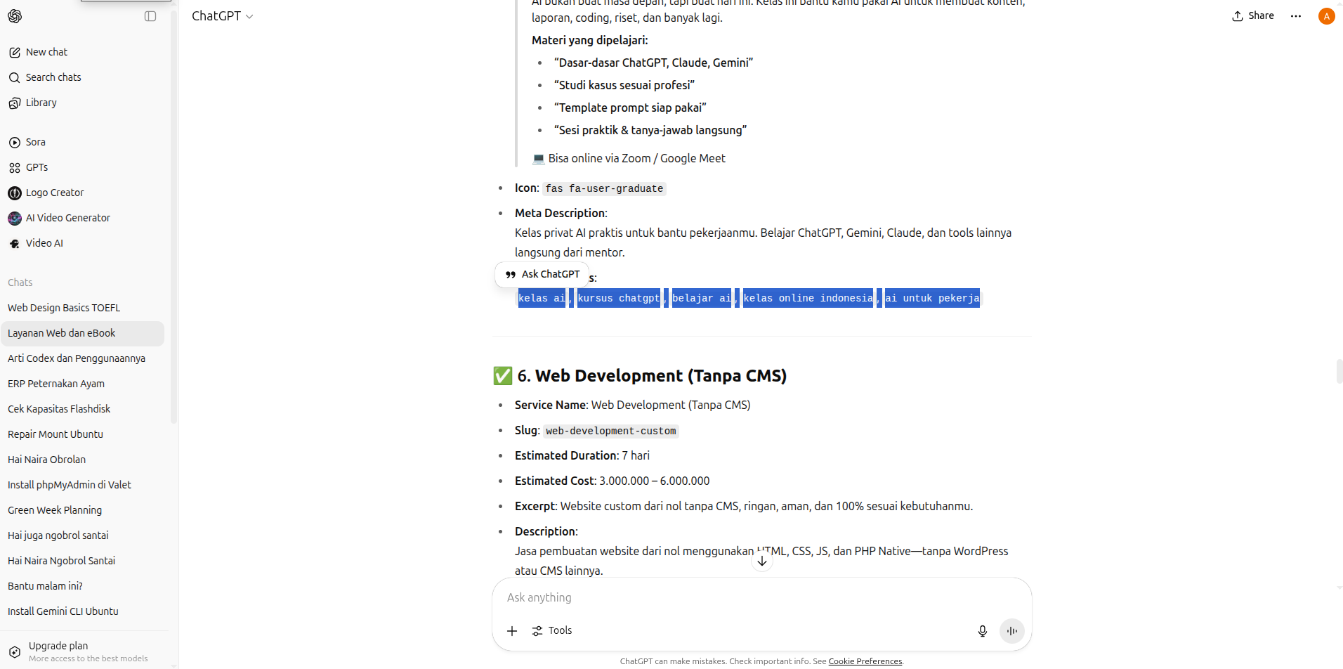 Private Class: AI for Daily Productivity