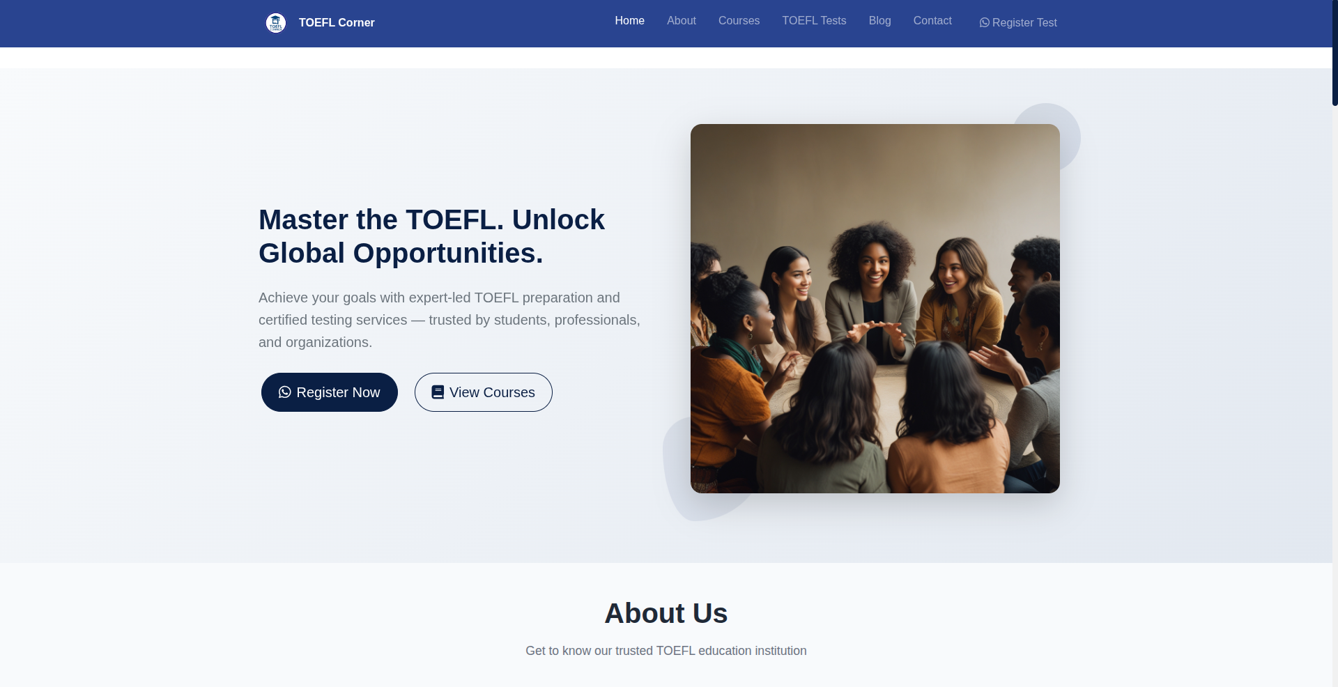 Web Desain Landing page